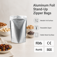 Sacs en aluminium de qualité alimentaire, taille personnalisée, écologiques, recyclables, résistants à l'humidité, pour fruits secs