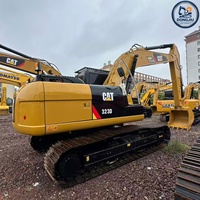 Excavatrice CAT 323 d'occasion à prix avantageux, Caterpillar 323D2L, 23 tonnes, engin de construction, moteur d'origine pour travaux de terrassement et d'exploitation minière
