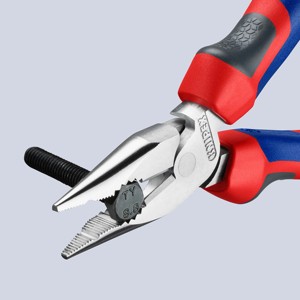 KNIPEX 08 25 145 SB Alicates combinados con punta de aguja y mangos ergonómicos cromados 145 mm - Product Image 4