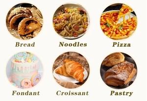 เครื่องรีดแป้งพาสต้าแบบใช้มือ สำหรับใช้ในบ้านและร้านอาหาร เครื่องทำแป้งพิซซ่าสำหรับทำขนมและพาสต้า ใช้งานง่าย - Product Image 4