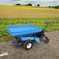 Épandeur de semences de pelouse autopropulsé à large zone agricole de haute qualité pour épandeur d'engrais