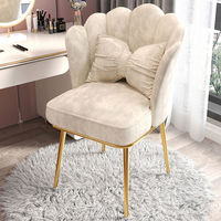 Einfaches modernes Design Samt Metall Bein Schlafzimmer Zimmer möbel rosa Farbe Großhandels preis Hochzeit Hotel Esszimmers tühle