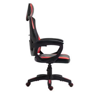Chaise de Gaming et de Bureau en Maille Rouge et Noire avec Accoudoirs, Modèle 5713 – Offre Spéciale - Product Image 5