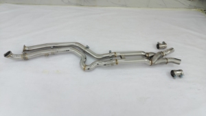 Tuyau intermédiaire <span class=keywords><strong>Hetu</strong></span> à longueur égale de 70 mm, tuyau en Z pour BMW G80 M3 G82 M4 G87 M2 3.0T S58, système d'échappement en acier inoxydable de haute qualité - Product Image 4