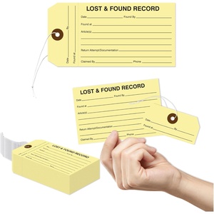 Étiquettes personnalisées de signalisation couleur pour objets perdus <span class=keywords><strong>et</strong></span> retrouvés, couleurs assorties, pour aéroports, musées, bureaux d'entreprise <span class=keywords><strong>et</strong></span> organisation - Product Image 1