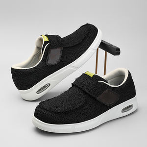 Chaussures confortables et souples pour hommes diabétiques, à large largeur, pour pieds enflés et œdèmes, pour personnes âgées - Product Image 5