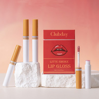 Gloss à lèvres liquide mat, imperméable, longue tenue, formule hydratante veloutée, fini lisse et non collant, minéral, boîte à cigarettes tendance