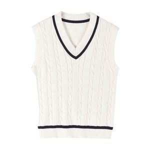 In Stock New Undershirt Fall Winter V-Neck Boys and Girls Pullover Knit <b>Sweater</b> Casual <b>Vest</b> - Product Image 2