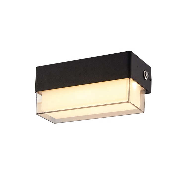 Умное уличное освещение с управлением светом, настенный водонепроницаемый светодиодный настенный светильник на солнечной батарее