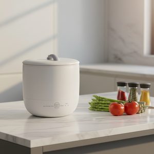 Mini Pentola Elettrica Multifunzione 1.8L 300W per 1-3 Persone, Ideale per Dormitori Universitari e Appartamenti, con Pentola Interna Antiaderente e Controllo Touch - Product Image 2