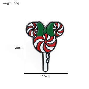 Serie de Navidad de dibujos animados para broche de <span class=keywords><strong>Mickey</strong></span> <span class=keywords><strong>Mouse</strong></span> en forma de caramelo para cabeza de <span class=keywords><strong>Mickey</strong></span> <span class=keywords><strong>Mouse</strong></span> insignia de Metal accesorio <span class=keywords><strong>llavero</strong></span> iluminado - Product Image 6
