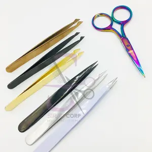 Wholesale Tweezers Premium Product Stainless Steel Eyebrow Tweezer Choice Sustainable Tweezer Pink White Black Customize Logo