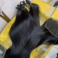 Cheveux vierges vietnamiens non traités, double trame, vente en gros, fournisseur, qualité 12A, 100% cuticules alignées, cheveux humains naturels