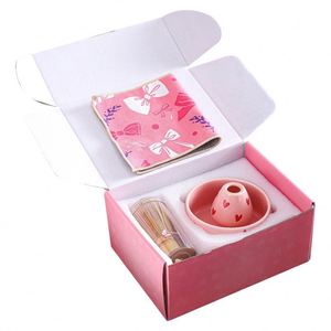 Modern Japanese Ceramic Bowl <b>Set</b> With Chasen and Chashaku 4-In-1 <b>Matcha</b> Preparation Kit - Product Image 5