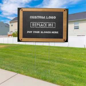 Outdoor Waterproof Corrugated Plastic 18X24 Yard Signs Custom Lawn Signs Happy Birthday Letters UV Proof Durable Eco-Friendly - Product Image 1