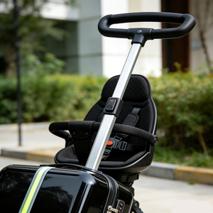 <span class=keywords><strong>Valise</strong></span> à roulettes portable 2 en 1 de qualité supérieure, sûre et pratique, approuvée par les mamans, avec serrure <span class=keywords><strong>TSA</strong></span> et siège enfant de 3 à 5 ans - Product Image 2