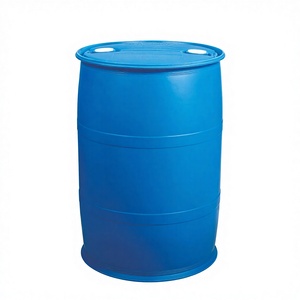 200-liter Blue Recyclable HDPE Cylindrical <strong>Plastic</strong> <strong>Drum</strong> for Liquid Storage - Product Image 1