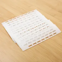 10 pièces d'excluseur de reine des abeilles en plastique 13cm*4cm, grille de séparation pour piège, bloc de ruche, équipement d'apiculture, nouvel outil agricole