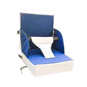 Siège d'appoint pour bébé portable avec plateau de salle à manger amovible chaise de voyage intérieure et extérieure accessoires de siège de voiture de style décontracté - Product Image 5