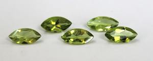 2*4毫米0.095 Ct绿色橄榄石侯爵夫人珠宝切割宝石 - Product Image 4