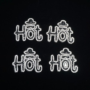 Toppe a forma di stella scintillante con cuore scintillante toppe a fondo piatto Hotfix Applique strass per accessori di abbigliamento - Product Image 3