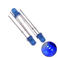 Kit de composants LED F3 3mm assortis, 5 couleurs * 20 pièces = 100 pièces / 1 couleur = 100 pièces, vert, bleu, blanc, jaune, rouge, kit de bricolage