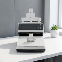 Scanner combiné FI-8290 180ipm Duplex A4 ADF à plat 90ppm pour l'archivage et la numérisation de documents à grand volume, flux de travail USB 3.2