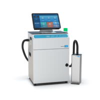 Solution polyvalente Codeur à jet d'encre UV OMA A800 à faible coût de consommation pour QR/code à barres Date d'expiration Numéro de lot sur la boîte de tasse de film
