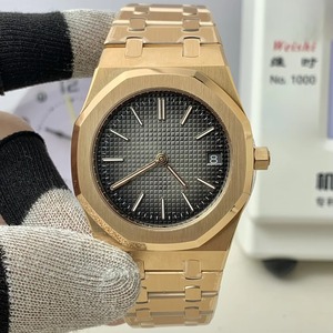 Reloj de Pulsera Mecánico para Hombre, Estilo Clásico 16202, Lujoso, Correa de Acero Dorado de 18k, Ultrafino, CNC, Superluminoso, Gran Venta - Product Image 6