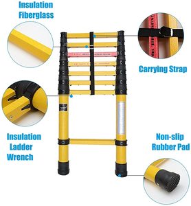 Thang FRP GRP cách điện bằng sợi thủy tinh, có thể thu gọn - Product Image 6