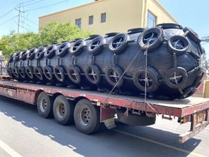 Hot bán tàu thuyền đánh cá sử dụng 3.3*4.5m khí nén cao su Marine Fender cho bán - Product Image 3