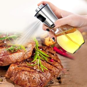 Pulvérisateur d'<span class=keywords><strong>huile</strong></span> d'olive antidérapant pour la cuisson, flacon distributeur d'<span class=keywords><strong>huile</strong></span> en verre pour friteuse à air, barbecue, salade, cuisson, rôtissage, pulvérisateur de vinaigre - Product Image 2