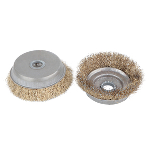 <span class=keywords><strong>Brosse</strong></span> circulaire à sertir avec nœud torsadé en acier pour <span class=keywords><strong>meuleuse</strong></span> - Product Image 3