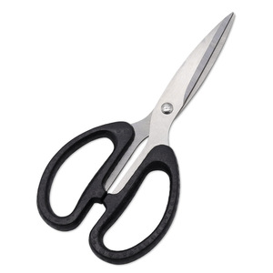 Stainless Steel <b>Kitchen</b> Shears Straight Head Black Handle Home Use Multi Purpose <b>Scissors</b> - Product Image 3