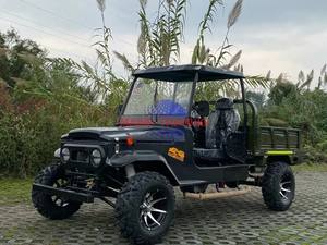 Voiture de golf électrique tout-terrain 4x4 à grandes roues 2+2 places, alimentée par batterie, 4 places, moderne, pour club de chasse, type Jeep - Prix - Product Image 6