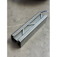 Système de profilés de fixation pour film de serre de haute qualité, profilé de fixation en fil ondulé galvanisé pour serre tunnel