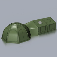 Tente gonflable ronde combinée d'extérieur la plus récente à prix d'usine pour le camping
