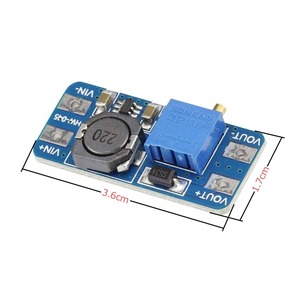 ตัวแปลงบูสต์ DC - DC แบบ MT3608: 2V - 24V ถึง5V-28V ปรับได้เอาต์พุต5V/9V/12V/24V สำหรับโครงการอิเล็กทรอนิกส์ - Product Image 3