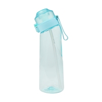 Meilleures ventes de bouteilles d'eau en plastique avec logo personnalisé parfum à boire saveur de fruits tasse à air avec dosette de saveur
