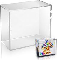 Boîte de présentation en acrylique personnalisée, moderne, polie, écologique, résistante aux UV, avec couvercle magnétique