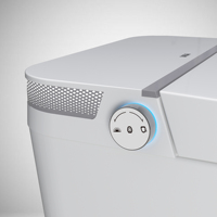 VIVI OXB3 Toilette intelligente électrique à température régulée, cuvette allongée, évacuation en S, style moderne, chasse d'eau au pied