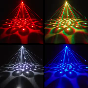 Nueva Luz Móvil de Cabeza <span class=keywords><strong>AMG</strong></span> de 30W, 3 Brazos, DMX512/Activación por Sonido, 4 en 1, Bola Mágica, Efectos de Luz Beam/Strobe/Láser, LED RGBW, 2 Años de Garantía - Product Image 3