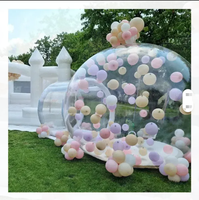 Vente en gros de ballons gonflables à tunnel unique en PVC étanches à l'eau Ballons à bulles gonflables dôme Maison
