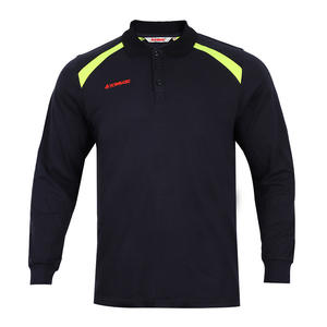 Camiseta Polo de Manga Larga Ignífuga Xinke, Azul Marino, Ropa de Trabajo Antiestática, Ropa de Seguridad, Material y Peso Personalizables - Product Image 1