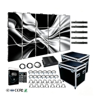 Écran LED d'arrière-plan de scène intérieure TOA, mur vidéo LED en aluminium moulé sous pression, Kinglight Nationstar P2.5 500*500MM, affichage LED de location