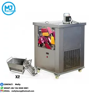 Venda quente Na Malásia Bom Preço 2 Moldes Vara De Sorvete Lolly Máquina