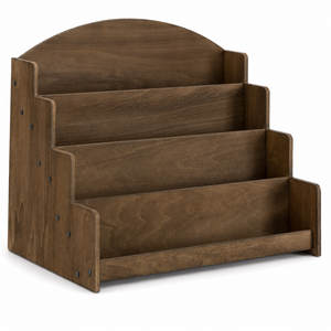 Étagère de présentation en bois sur mesure à plusieurs niveaux, 4 couches, 16,3 pouces, pour cartes et livres, organisateur de bureau, du meilleur fabricant - Product Image 1