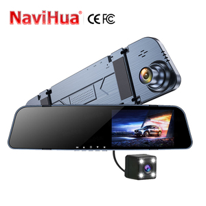 กล้องติดรถยนต์ Navihua Hot ขนาด 4.5 นิ้ว พร้อมระบบมองเห็นในเวลากลางคืน เลนส์คู่ บันทึกภาพการขับขี่ พร้อมกระจกมองหลัง ความละเอียดสูง 1080P - Product Image 5