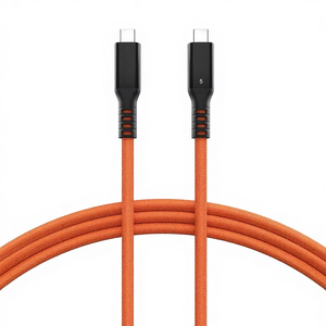 Cavo Thunderbolt <span class=keywords><strong>5</strong></span> ad Alta Velocità 80Gbps, Cavo USB C a USB C 240W(5A) per Ricarica, Cavo Intrecciato Tipo C per Computer e MacBook - Product Image 1