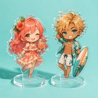 Promotion : Figurine personnalisée en acrylique transparent avec image de personnages d'anime, impression sur mesure